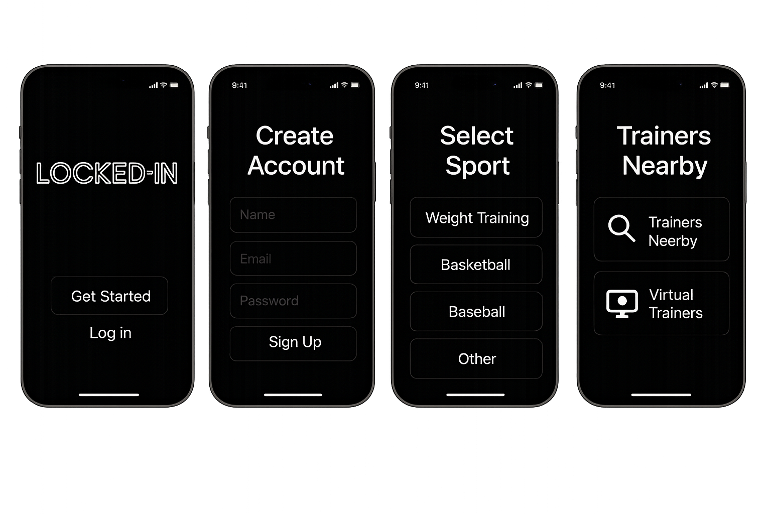 Locked-In App Screenshots